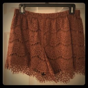 J Crew lace short with pockets